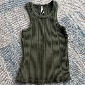 Anthropologie Ribbed Tank Top